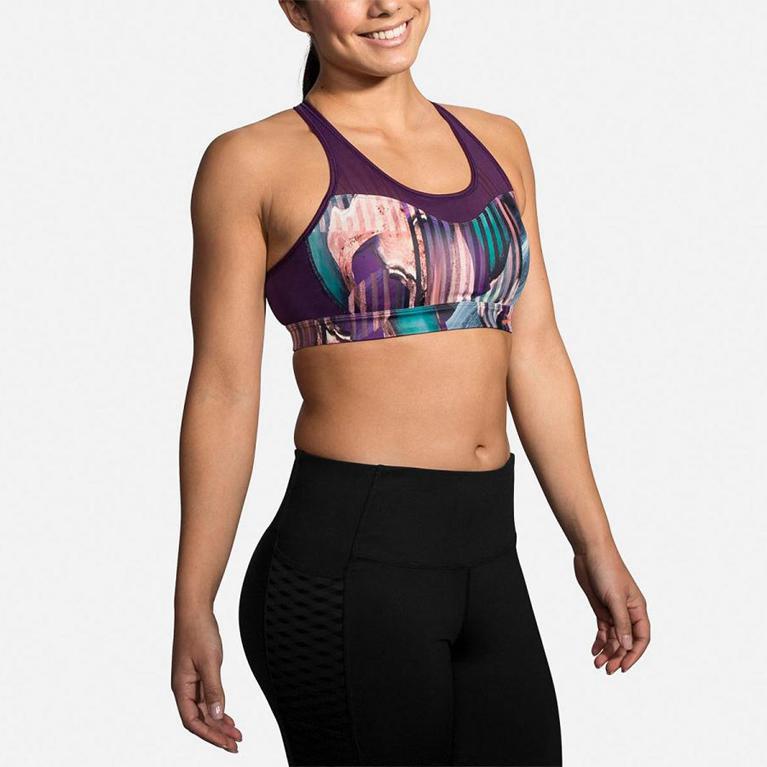 Brooks Womens Fastforward Crossback Running Bra - Multicolor (972850-TFC)